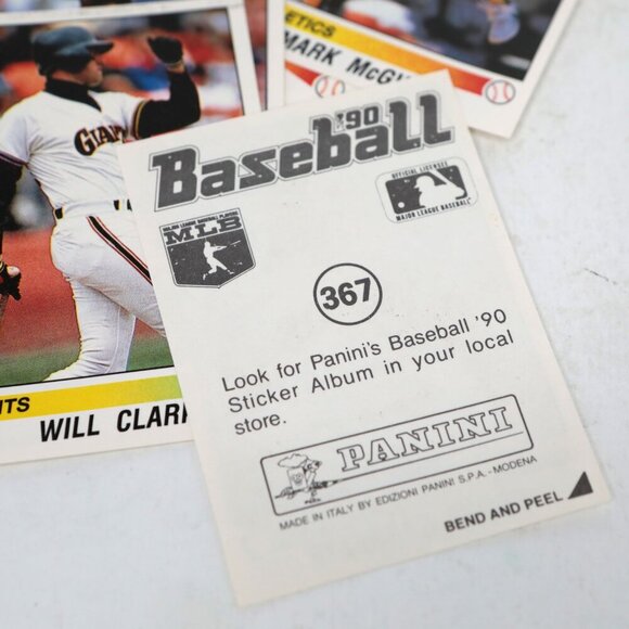 Panini Baseball Sticker Cards 1990 MLB Retro Lot 100+ Vintage Made in Italy - Picture 8 of 13
